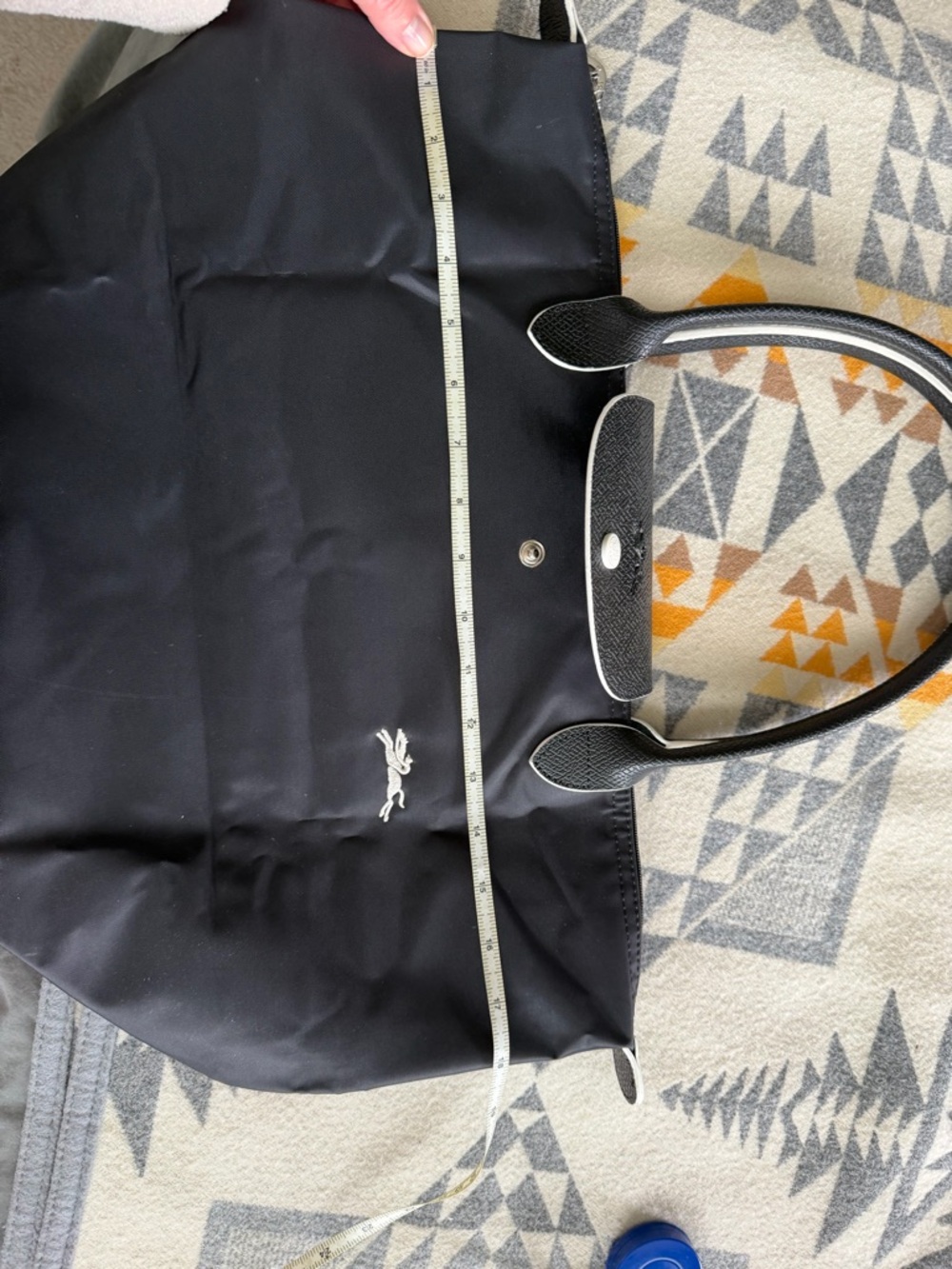 Longchamps Large Black Women's Tote Bag - Picture 12 of 16